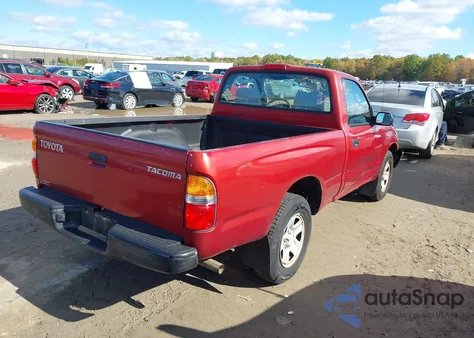 2002 Toyota Tacoma из США, поврежденный, VIN 5TENL42N52Z118190